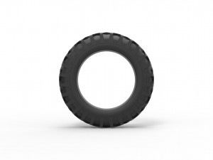 Tractor tire 6 Scale 1 to 25 3D प्रिंट मॉडल