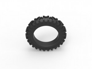 Tractor tire 6 Scale 1 to 25 3D प्रिंट मॉडल