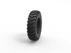Tractor tire 7 Scale 1 to 25 3D Print Model