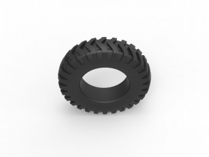 Tractor tire 7 Scale 1 to 25 3D प्रिंट मॉडल