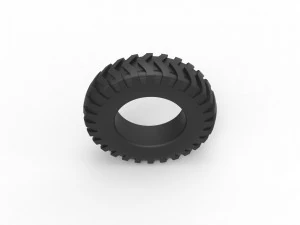 Tractor tire 7 Scale 1 to 25 3D Print Model