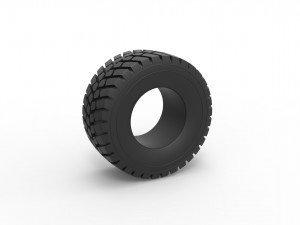 Offroad tire 51 Scale 1 to 25 3D Print Model