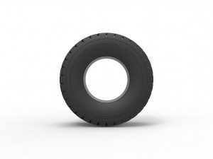 Offroad tire 51 Scale 1 to 25 Modello di stampa 3D