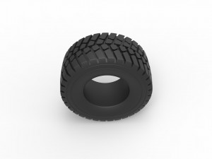 Offroad tire 51 Scale 1 to 25 Modello di stampa 3D