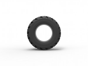 Offroad tire 52 Scale 1 to 25 Model do druku 3D