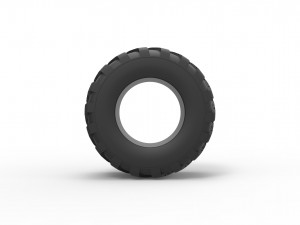 Offroad tire 53 Scale 1 to 25 Modèles 3D en vedette