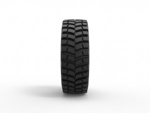 Tractor tire 8 Scale 1 to 25 3D-printmodel