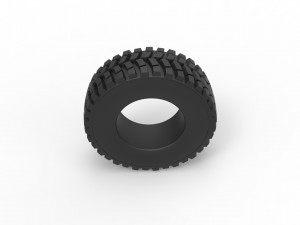 Tractor tire 8 Scale 1 to 25 3D-printmodel