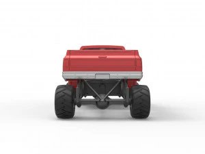 Old school pulling truck 4wd Scale 1 to 25 3D Print Model