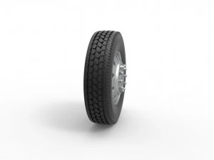 10 Hole front wheel of old school truck Scale 1 to 25 3D Print Model
