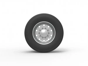 Super single semi wheel Scale 1 to 25 3D Print Model