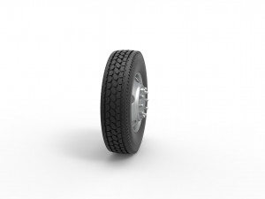 5 Hole front wheel of old school truck Scale 1 to 25 Modelo de Impressão 3D