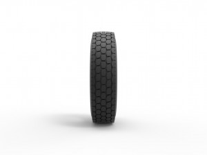 Semi truck tire Scale 1 to 25 3D Принт Модель