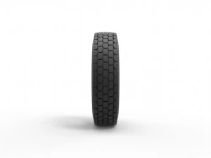 Semi truck tire Scale 1 to 25 3D Print Model