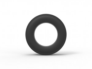 Semi truck tire Scale 1 to 25 3D Принт Модель