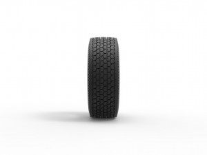 Semi truck tire 2 Scale 1 to 25 3D प्रिंट मॉडल