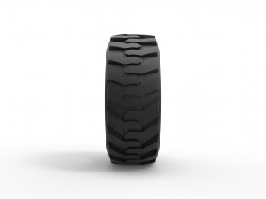 Heavy equipment tire Scale 1 to 25 3D Print Model
