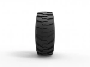 Heavy equipment tire Scale 1 to 25 3D Print Model