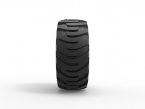 Demolition derby rear wheel 2 Scale 1 to 25 Model Cetak 3D