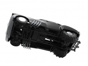 Old school pulling truck 2wd with Car shell Scale 1 to 25 3D Принт Модель
