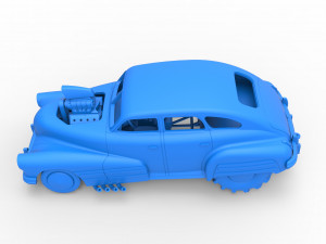 Old school pulling truck 2wd with Car shell Scale 1 to 25 3D Принт Модель