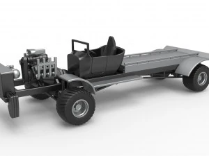 Вантажівка 4wd Шкала від 1 до 25 3D Принт Модель