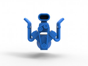 Engine V8 for Hot rod Scale 1 to 25 3Dプリントモデル