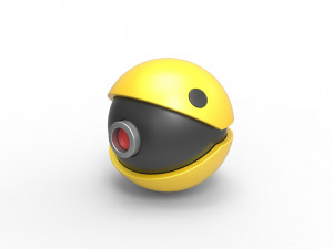 Pac-Man orb 3D 프린트 모델