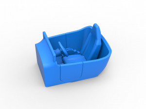 Cockpit Scale 1 to 25 3D-Druckmodell