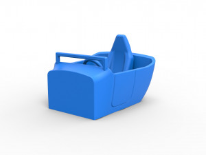 Cockpit Scale 1 to 25 3D-Druckmodell