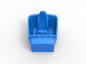 Cockpit Scale 1 to 25 3D-Druckmodell