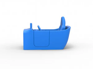 Cockpit Scale 1 to 25 3D Print Model