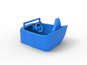 Cockpit Scale 1 to 25 3D Print Model