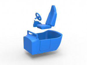 Cockpit Scale 1 to 25 3D-Druckmodell