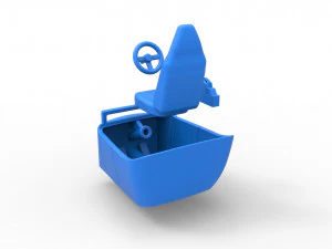 Cockpit Scale 1 to 25 3D Print Model