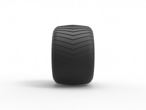 Monster Jam tire 5 Scale 1 to 25 3D Baskı Modeli