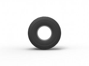 Monster Jam tire 7 Scale 1 to 25 3D प्रिंट मॉडल
