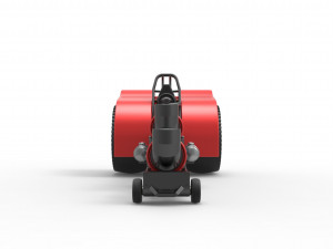 Pulling tractor with 2 jet engines Version 2 Scale 1 to 25 3D Print Model