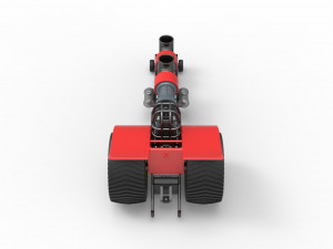 Pulling tractor with 2 jet engines Version 2 Scale 1 to 25 3D Print Model