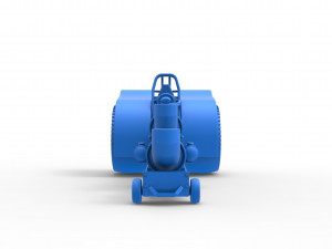 Pulling tractor with 2 jet engines Version 2 Scale 1 to 25 3D Print Model