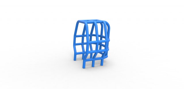 Roll Cage of Pro Stock Pulling Tractor Scale 1 to 25 3Dプリントモデル .c4d .max .obj .3ds .fbx .stl .blend 