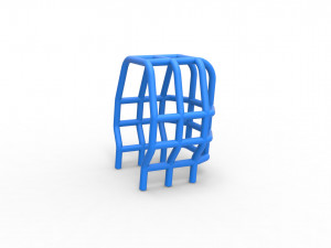 Roll Cage of Pro Stock Pulling Tractor Scale 1 to 25 3Dプリントモデル