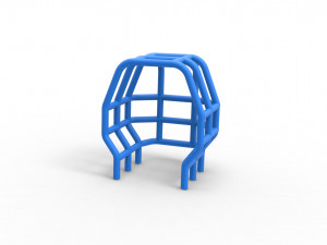 Roll Cage of Pro Stock Pulling Tractor Scale 1 to 25 3Dプリントモデル