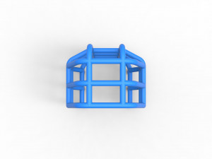 Roll Cage of Pro Stock Pulling Tractor Scale 1 to 25 3Dプリントモデル