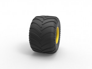 Monster Jam wheel Scale 1 to 25 3D-printmodel