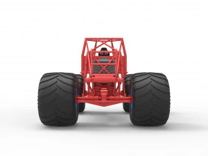 Monster truck base Scale 1 to 25 3D Print Model