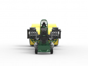 Pulling tractor with 4 engines V8 Version 4 Scale 1 to 25 Model do druku 3D