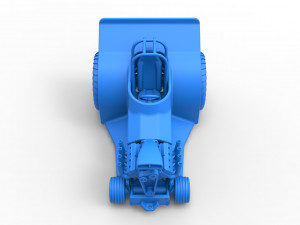 Mini Rod pulling tractor 4 Scale 1 to 25 Model do druku 3D