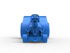 Mini Rod pulling tractor 4 Scale 1 to 25 Model do druku 3D