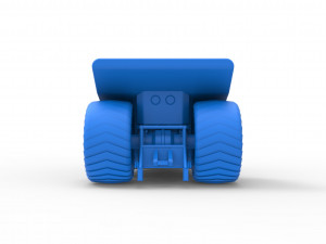 Mini Rod pulling tractor 4 Scale 1 to 25 Model do druku 3D